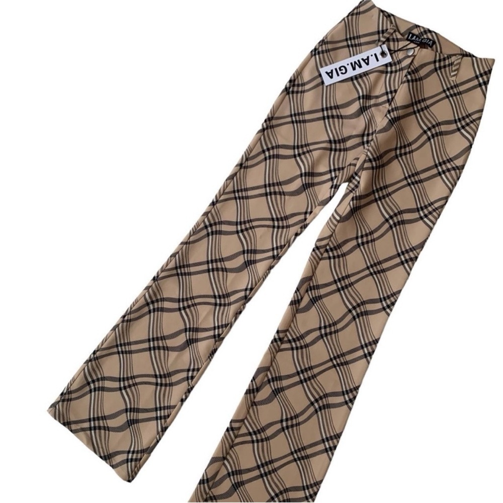 I.AM.GIA Beige and Black pants